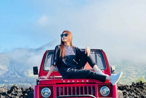 Bali: Batur Volcano 4WD Jeep Tour & Natural Hot Spring