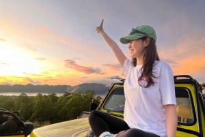 Bali: Batur Volcano 4WD Jeep Tour & Natural Hot Spring