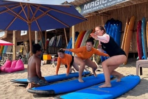 Bali: Lekcja surfingu dla początkujących i średnio zaawansowanych w Canggu