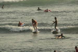 Bali: Canggu: Aloittelijan ja keskitason surffitunti Canggussa