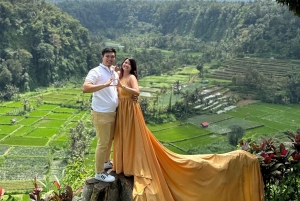 Bali: Besakih tempel, Tukad Cepung waterval, Penglipuran
