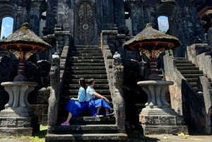 Bali: Besakih tempel, Tukad Cepung waterval, Penglipuran