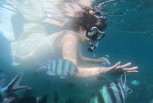 Bali: nurkowanie z rurką w Blue Lagoon, wodospad i plantacja