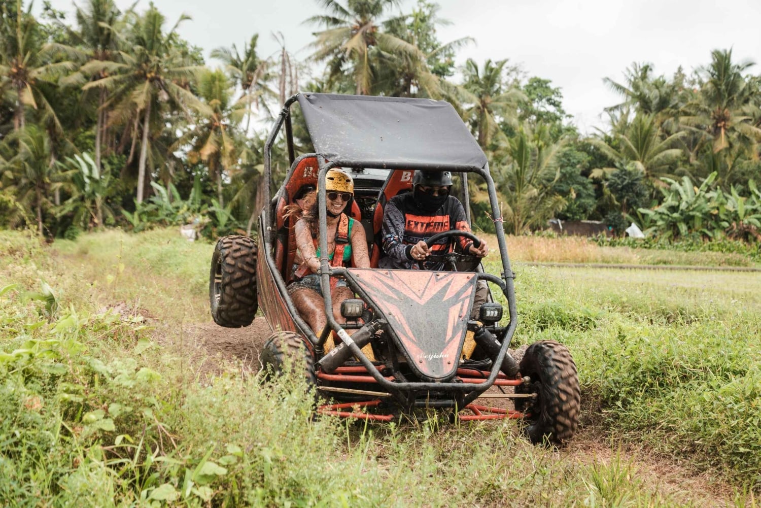 Bali Buggy Adventure with Zip-Line and Coffee Farm Visit
