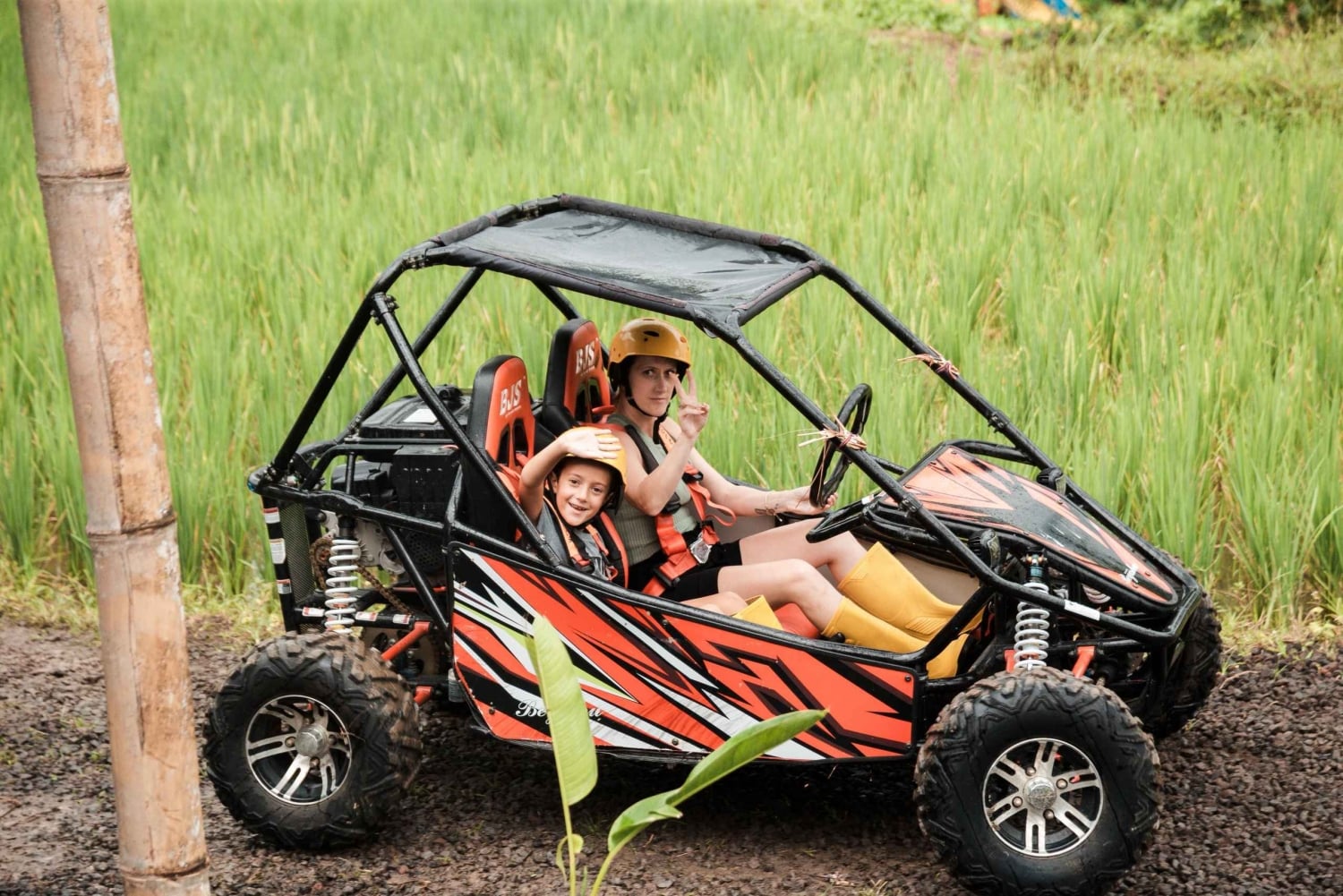 Bali Buggy Adventure with Zip-Line and Coffee Farm Visit