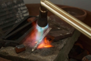 Bali: Canggu Silver Jewelry Making Class with Gold Plated