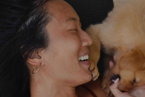 Bali: Puppy Yoga-les in Canggu en Uluwatu met verfrissende drankjes