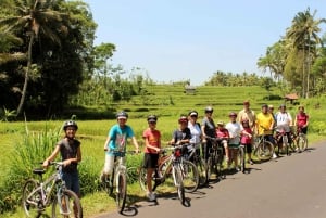 fietstocht op het platteland