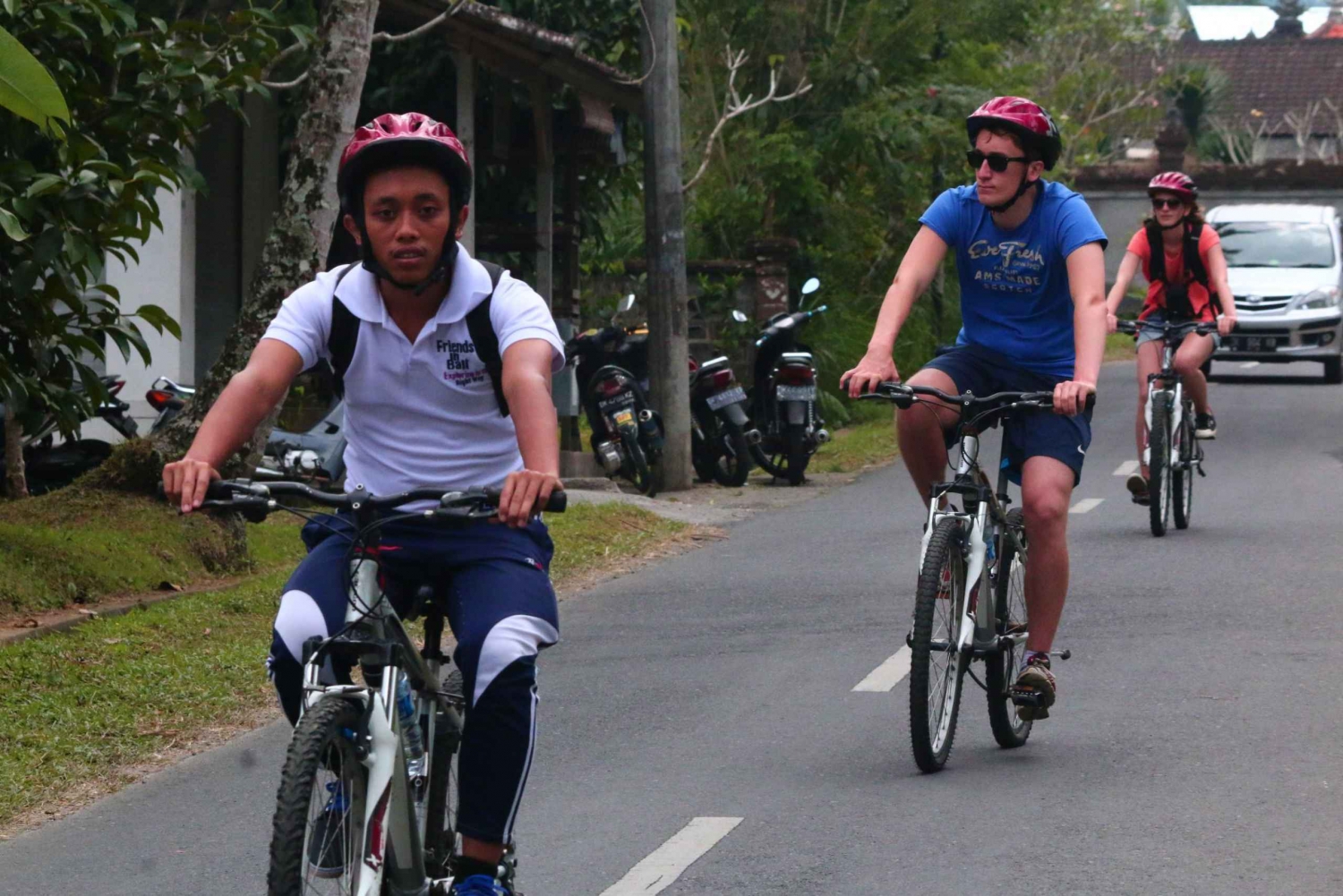Tour ciclistico culturale in discesa di Bali