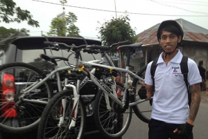 Cykeltur på Bali med kulturell nedförsbacke