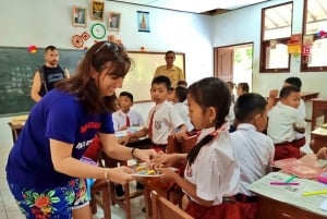 Bali Easy Countryside Cycling with Rice Fields & Local Life