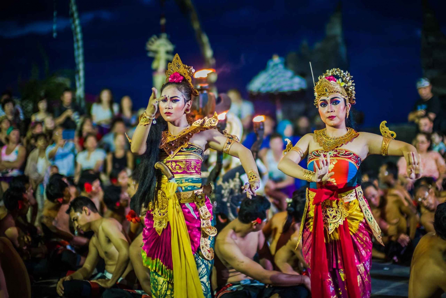 Bali: Heldagstur til Nungnung-fossen og Tanah Lot Tample