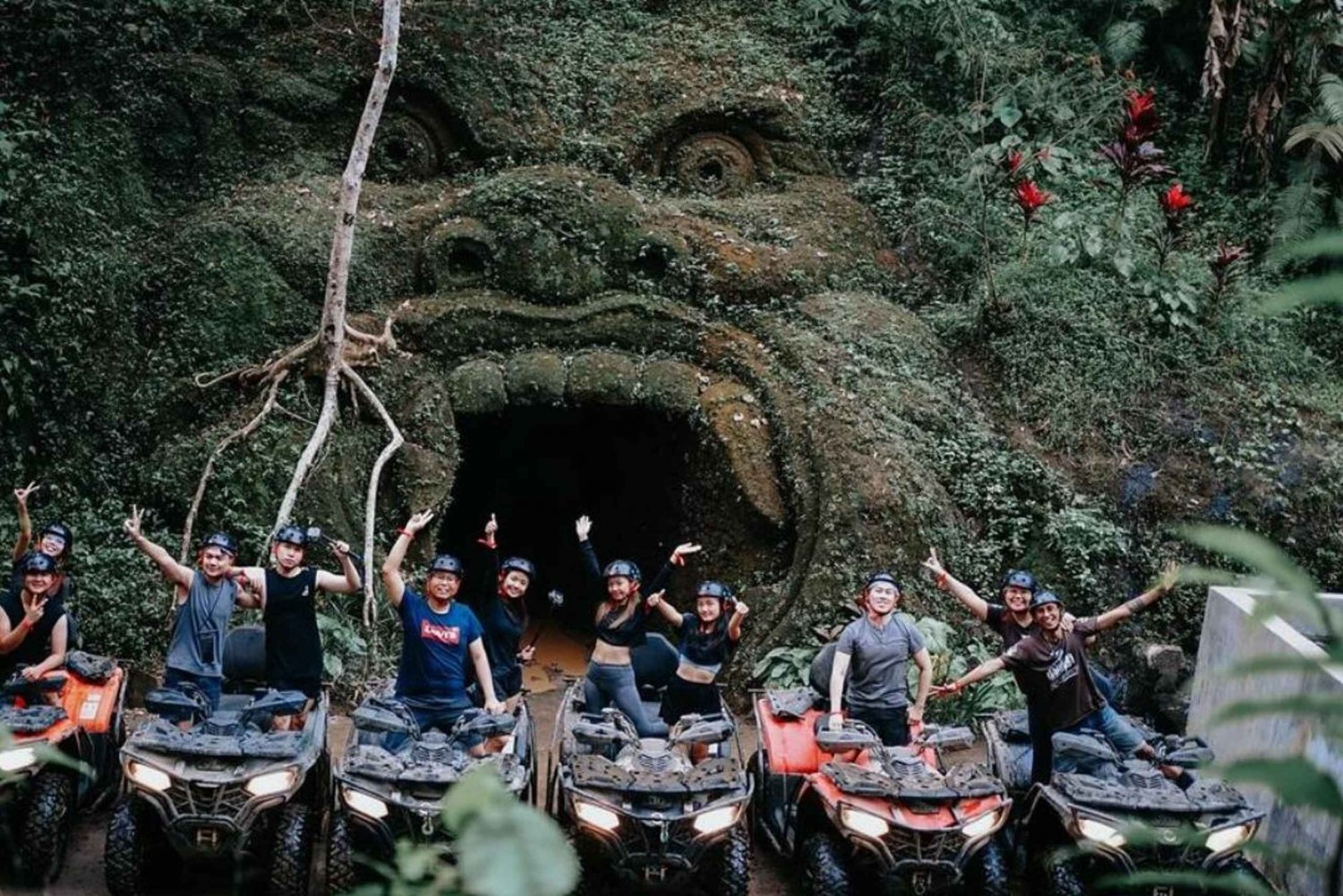 Bali: Gorilla Cave ATV i Lazy River Tubing & Cretya Sunset