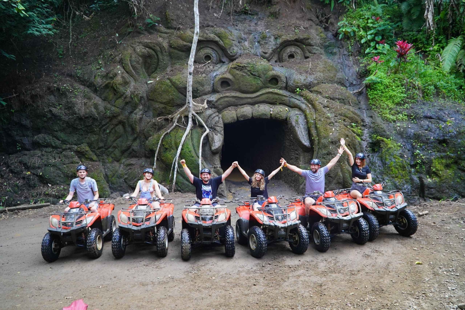 Bali: Gorilla Cave Quad Bike Tour & Cretya Infinity Pool