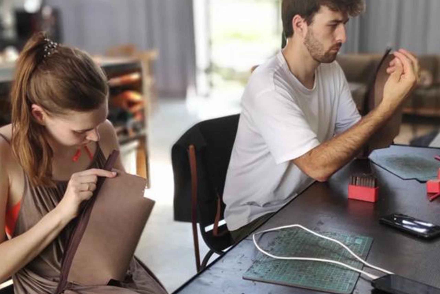 Bali: Handcrafted Leather Workshop with Photos & Videos