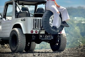 Bali: Skjult vandfald og Mt. Batur Sunset Jeep privat tur