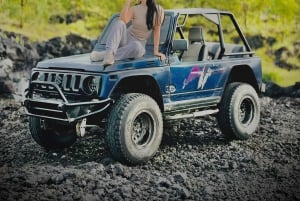 Bali: Skjult vandfald og Mt. Batur Sunset Jeep privat tur