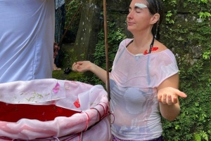 Bali: Hidden Waterfall Walk, Melukat Ritual & Local Family