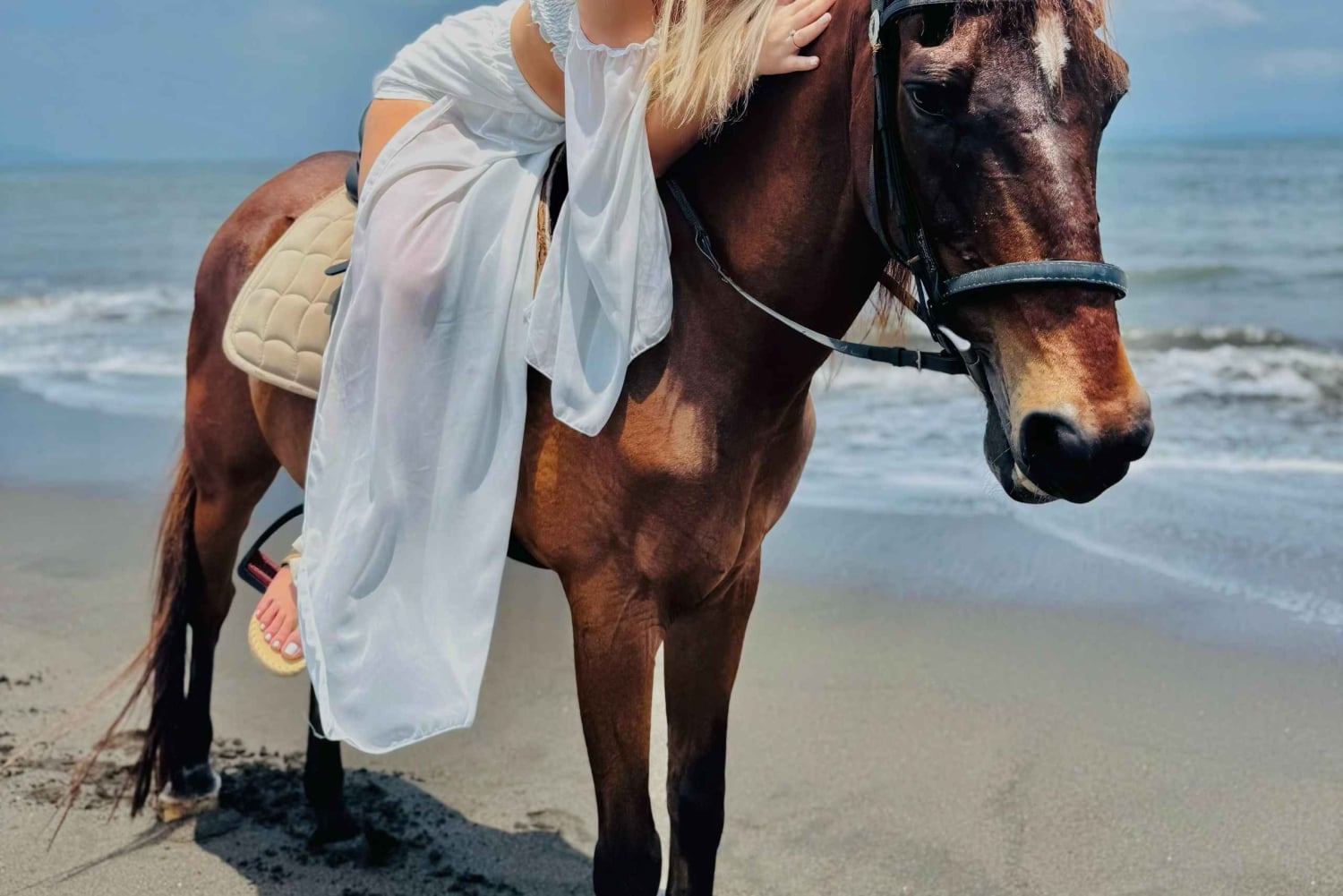 Przejażdżka konna na Bali na plaży Saba Wycieczka konna