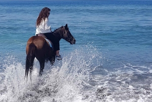 Przejażdżka konna na Bali na plaży Saba Wycieczka konna