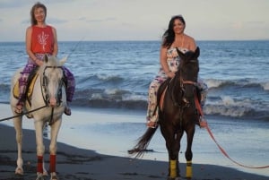 Bali: Ridning på stranden med gratis transport