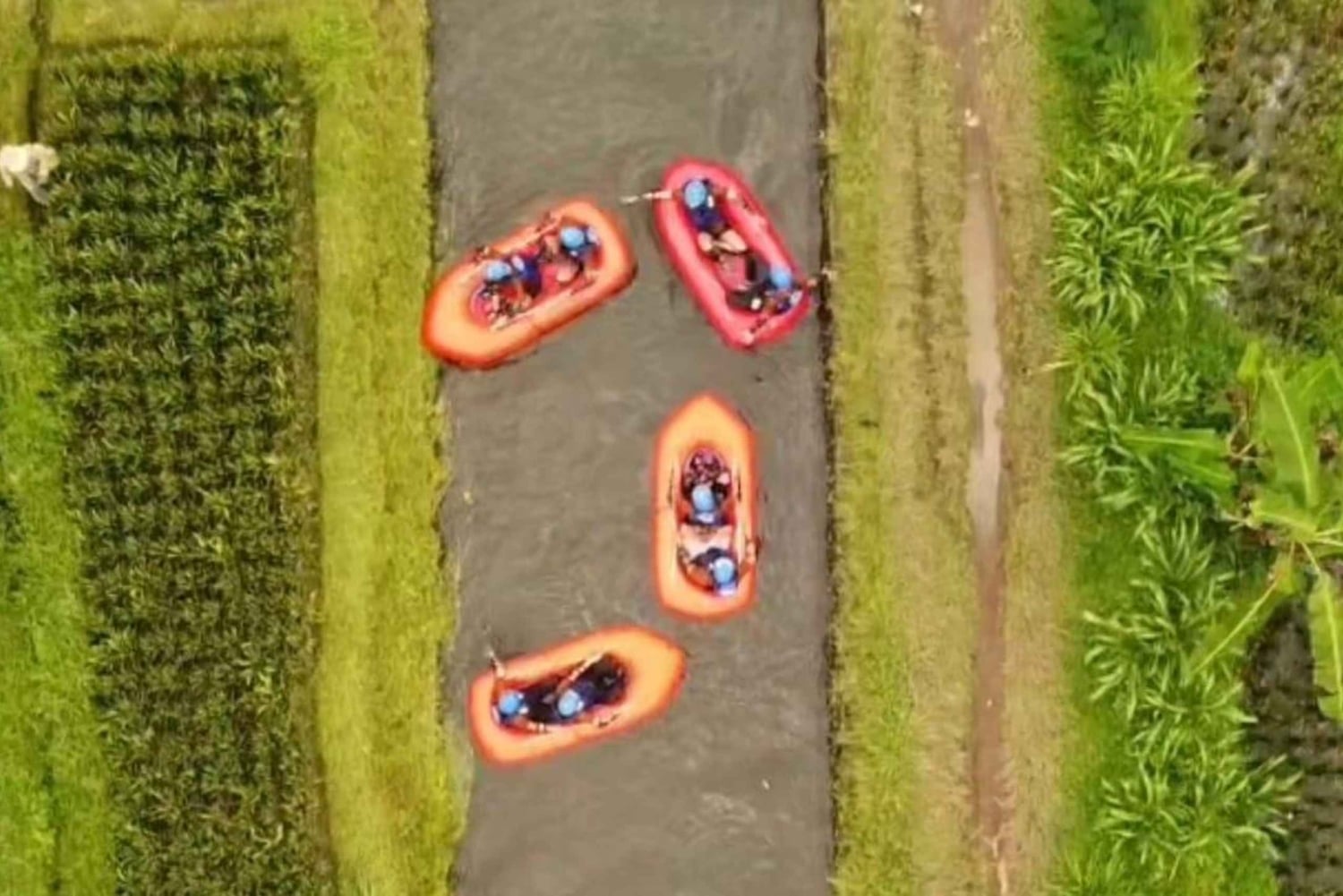 Bali: Jatiluwih Lazy River Rafting Rice Terrace Temple Tour