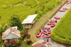 Bali: Jatiluwih Lazy River Rafting Rice Terrace Temple Tour