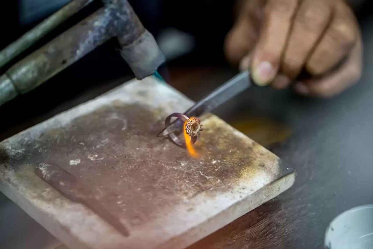 Bali: smykkeverksted og vandring på risterrasse