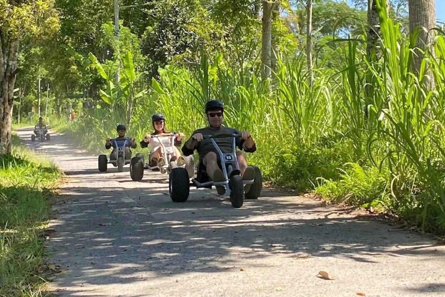 Bali : balade en charrette dans la jungle et aventure en quad/rafting