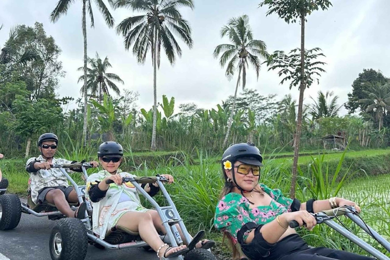 Bali: Jungle Cart, Waterfall, and Rice Terrace Private Tour