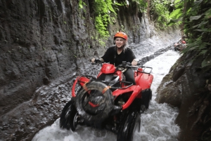 Bali: Oplevelse med ATV-quadbike i jungle, vandfald og grotter