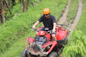 Bali: Oplevelse med ATV-quadbike i jungle, vandfald og grotter