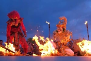 Bali: Kecak Fire Dance Entry Ticket and Uluwatu Temple Tour