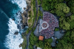 Bali: Kecak Fire Dance Entry Ticket and Uluwatu Temple Tour