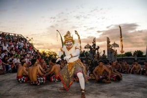 Bali: Kecak Fire Dance Entry Ticket and Uluwatu Temple Tour