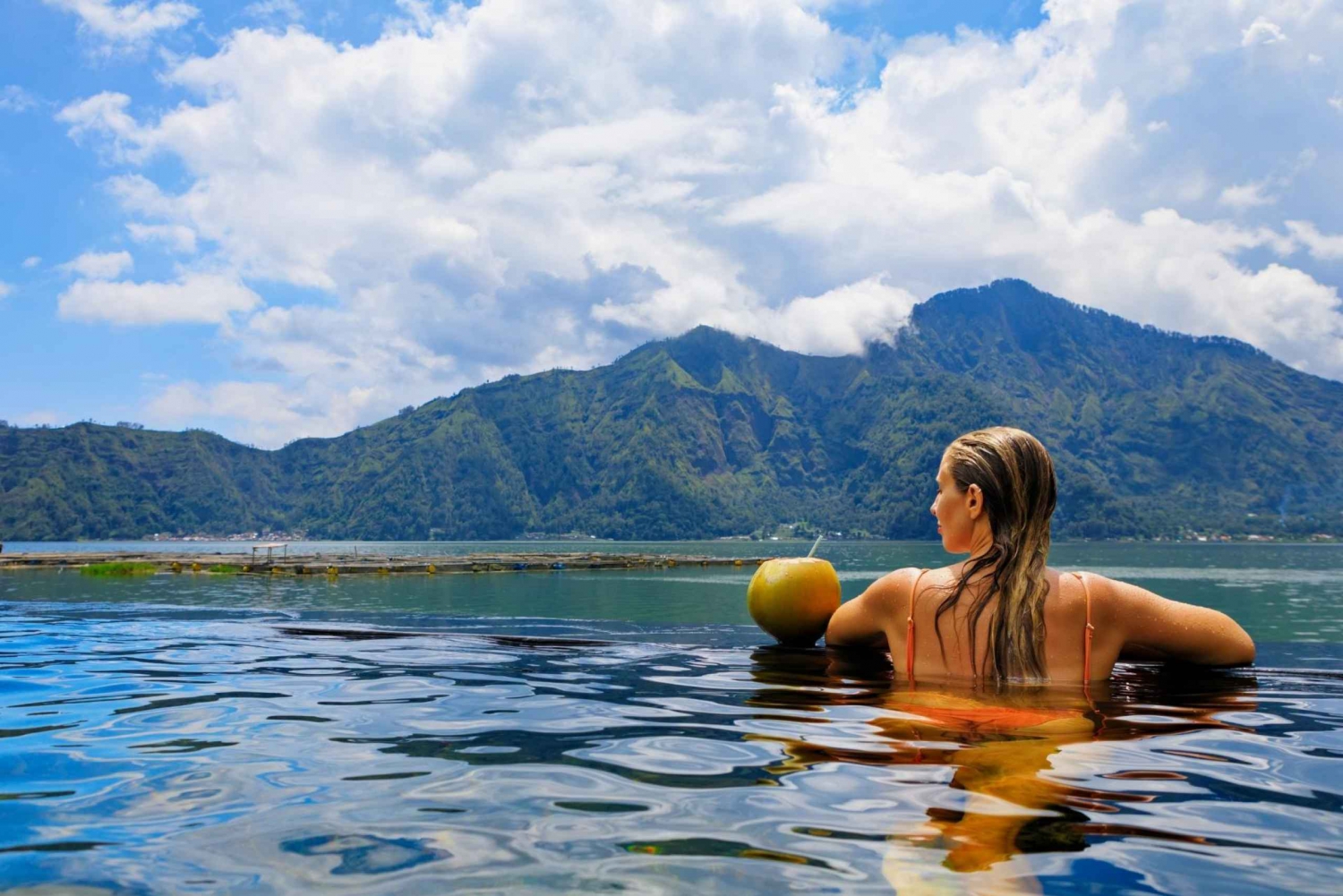 Bali: Lo más destacado de Kintamani. Aguas termales, cascada y columpio.