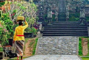 Bali: Legendary Battle of Good & Evil, Temples and Waterfall