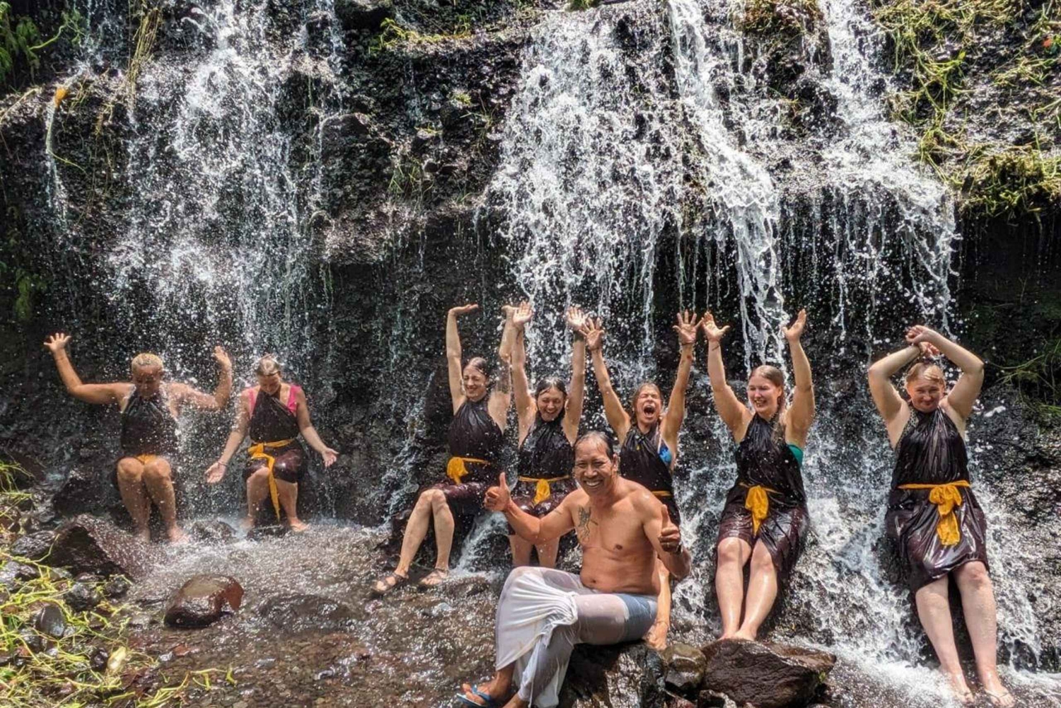 Bali (Lovina): Ceremonia de purificación en la cascada sagrada