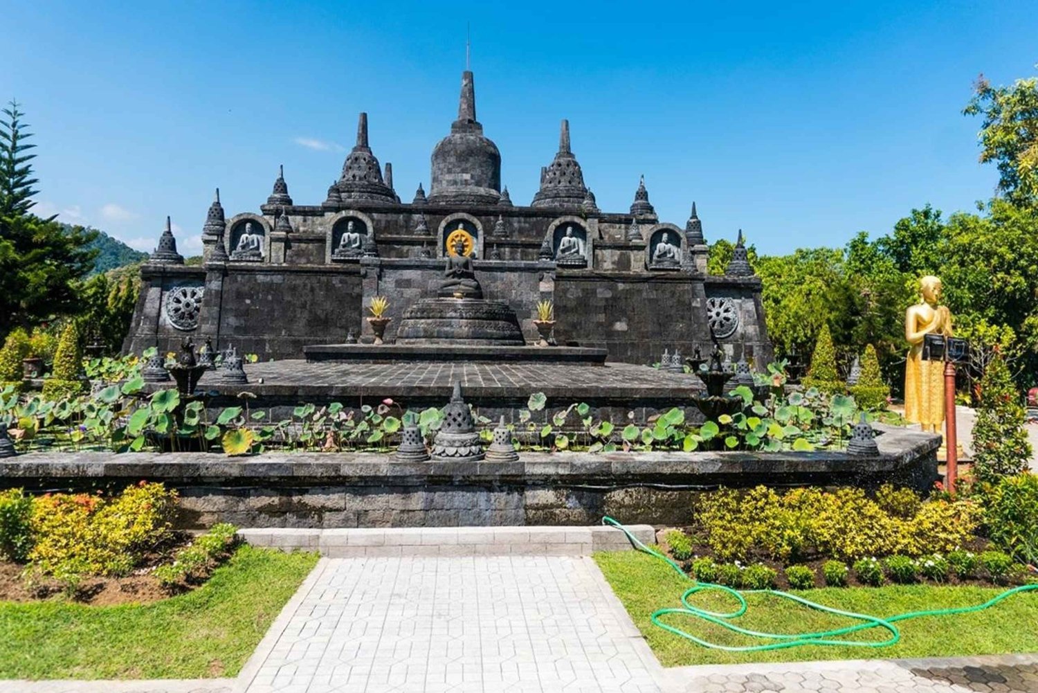 Bali (Lovina): Tour with Meditation in Temple & Hot Springs