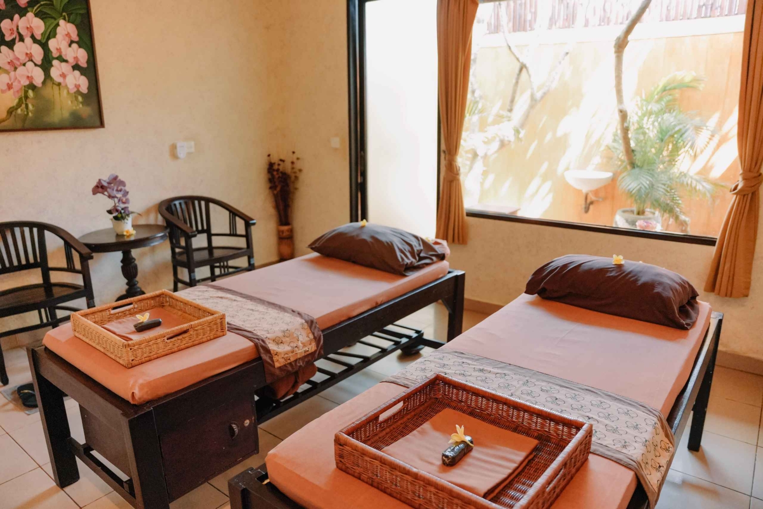 Bali: Luksus spa balinesisk massasje skrubb blomsterbad 2 timer