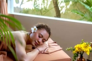 Bali: Luksus spa balinesisk massasje skrubb blomsterbad 2 timer
