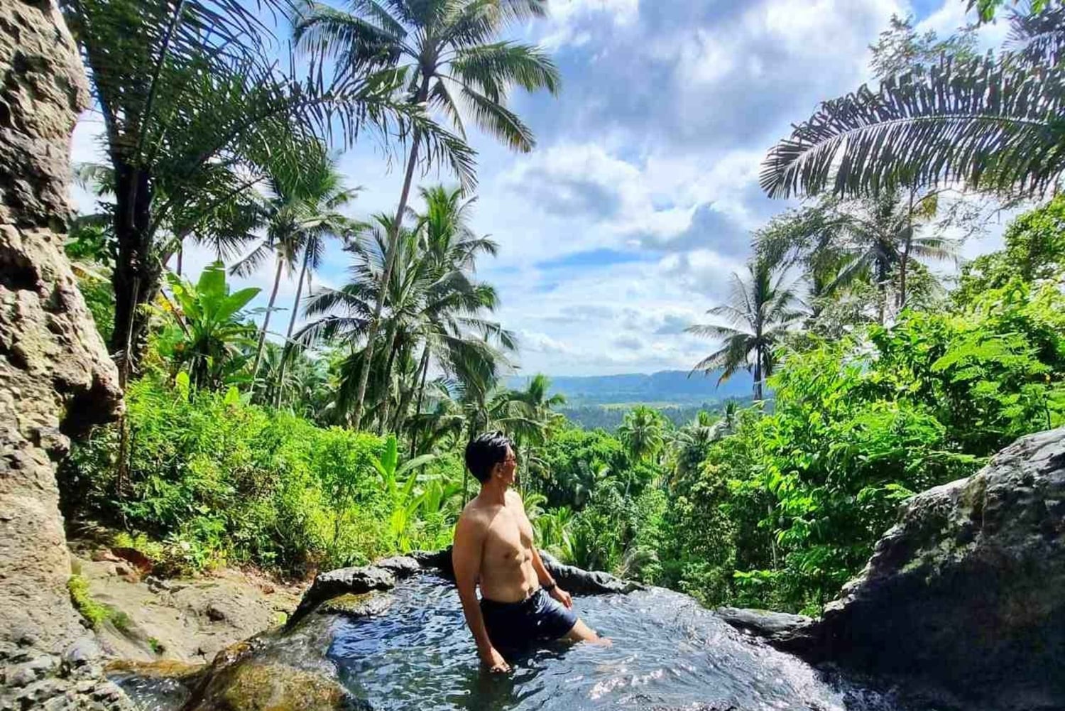 Bali : rizières de Macingan, village et cascade