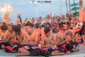 Bali: Ingressos para Melasti Beach Kecak Dance Show