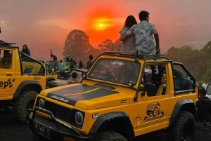 Bali: Mount Batur Jeep Sunrise Tour & Ubud Zipline Adventure