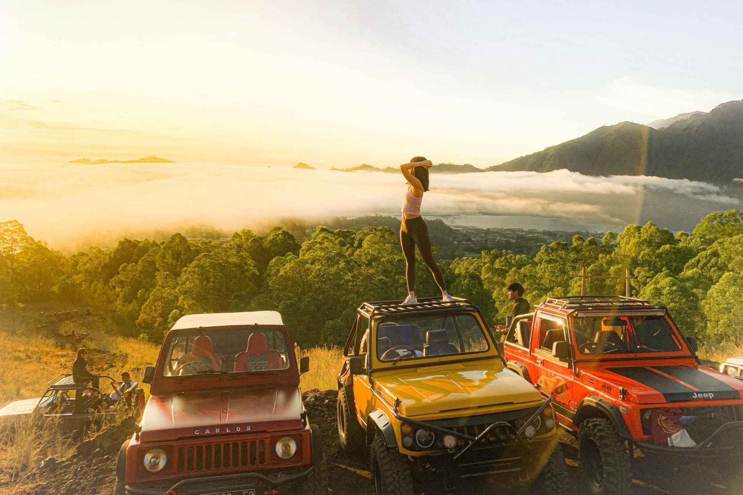 Bali: Baturin jeeppi auringonnousu 4Wd Adventures Tourin kanssa.