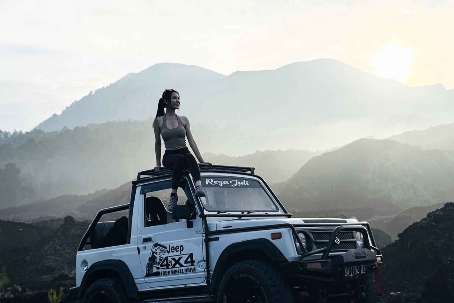 Bali: Mount Batur Jeep Tour with Floating Temple & Falls