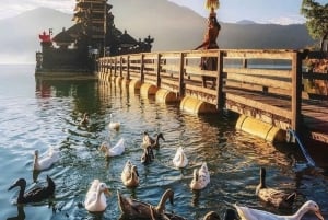 Bali: Mount Batur Jeep Tour with Floating Temple & Falls