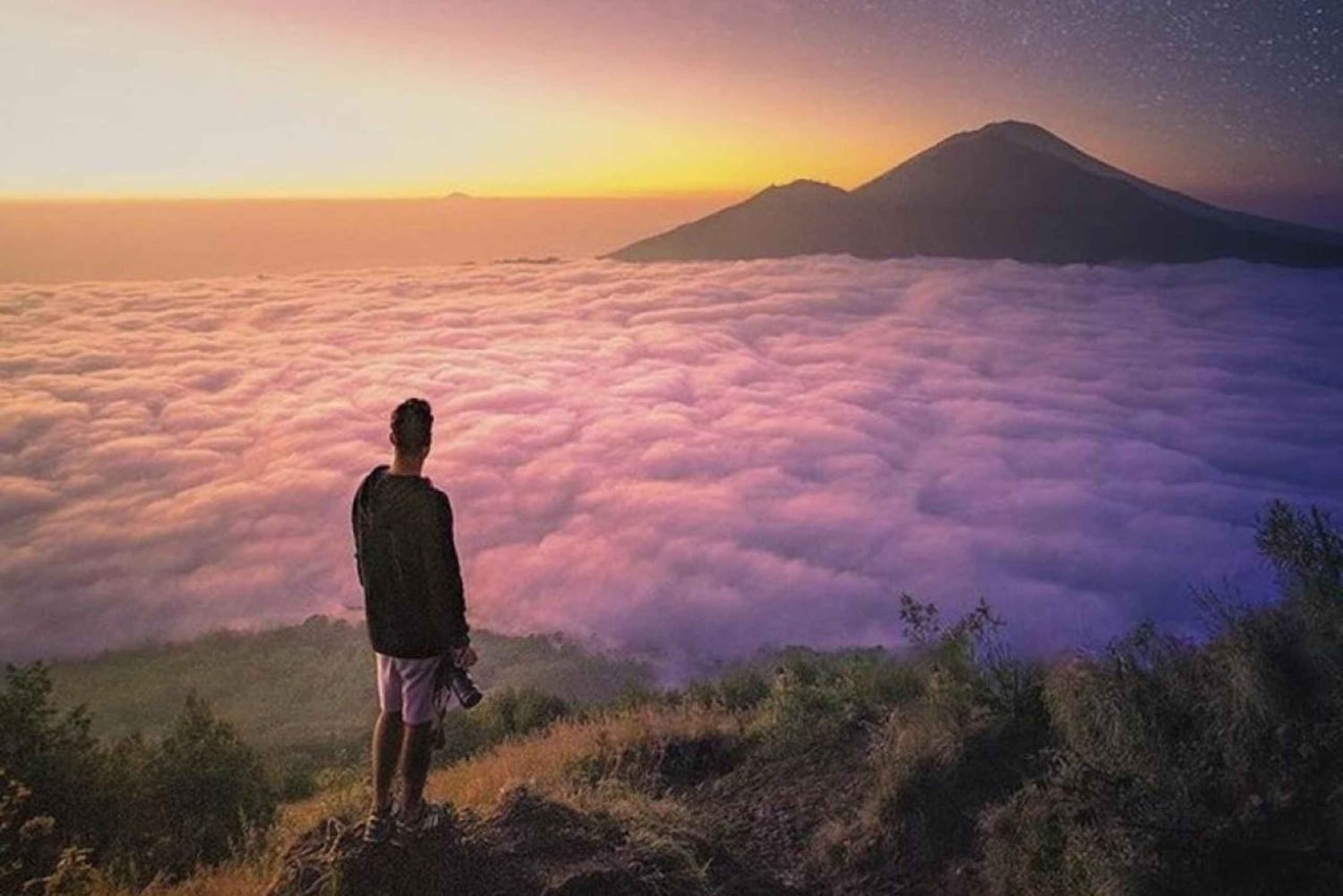 Bali: escursione all'alba sul monte Batur e avventura in gommone