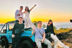 Bali : Excursion en jeep privée au lever du soleil sur le mont Batur avec sources d'eau chaude