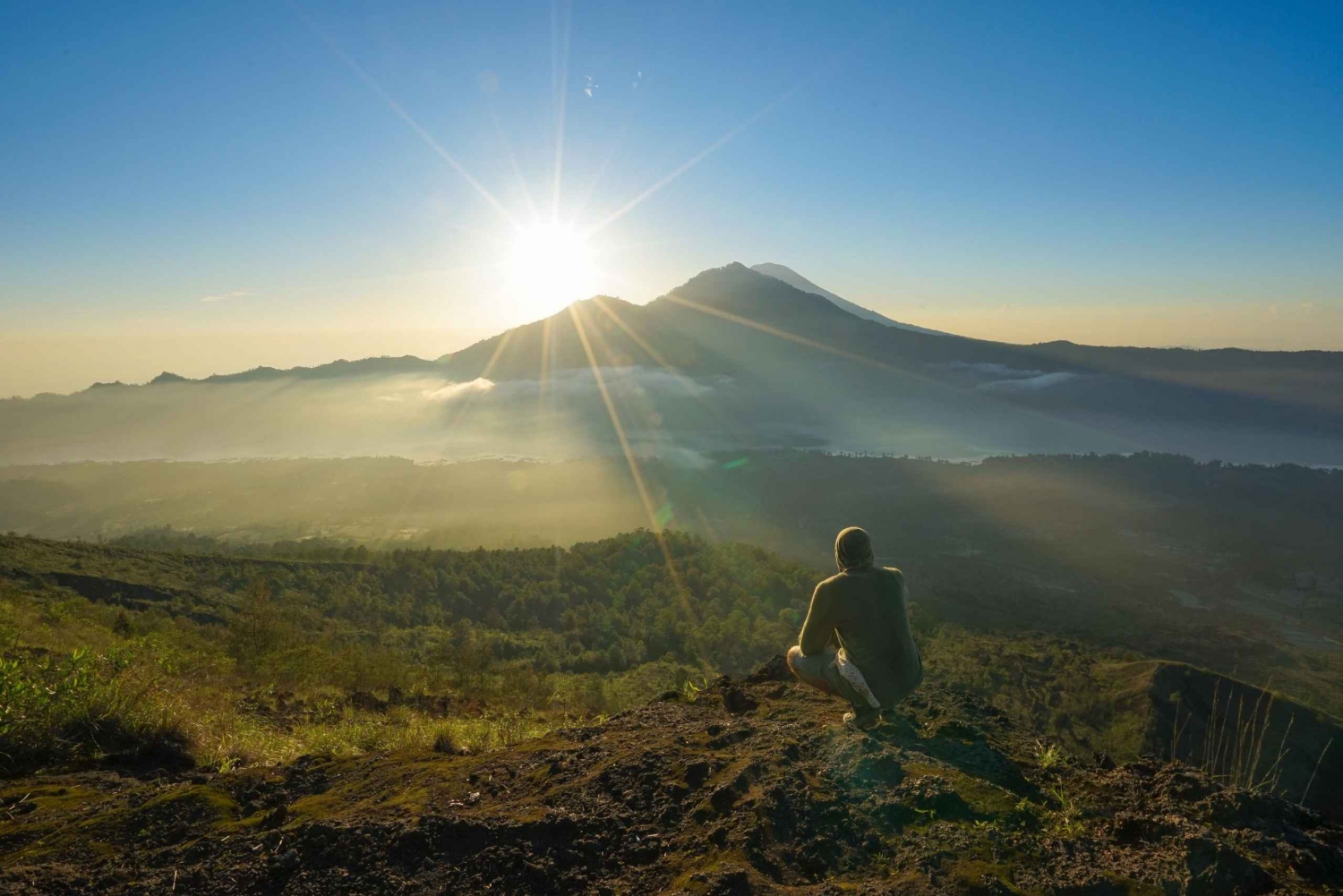 Bali: caminhada ao pôr do sol no Monte Batur com piquenique